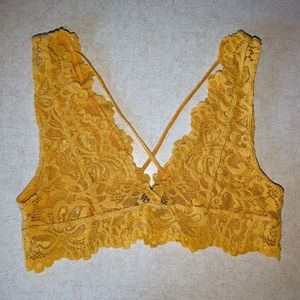 Large Ambiance Goldenrod Bralette